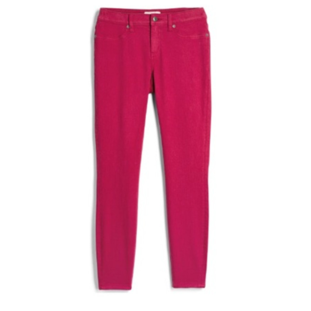LILA RYAN Liza Dark Pink Colored Denim Skinny Jeans Sz 30 Petite 30P 10P